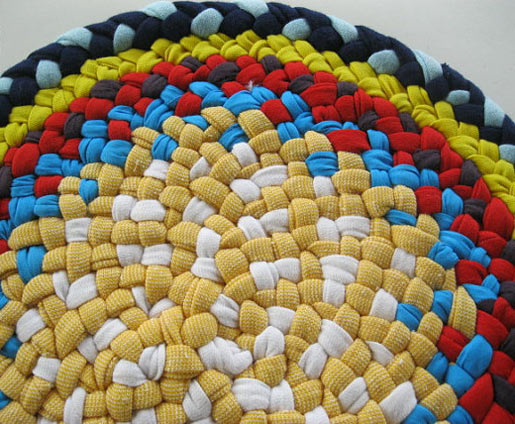 手工編織地墊的制作方法