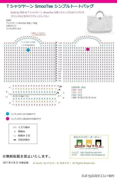 鉤編圖解 想要防水耐臟的家居用品，就用這個(gè)編織（收藏版）